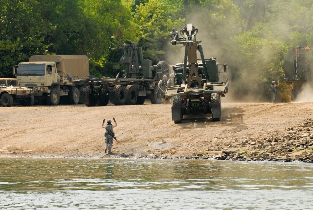 River Assault bridge crossing