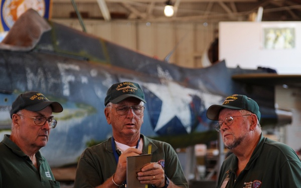 USS Midway Museum F4F-3 Wildcat restoration