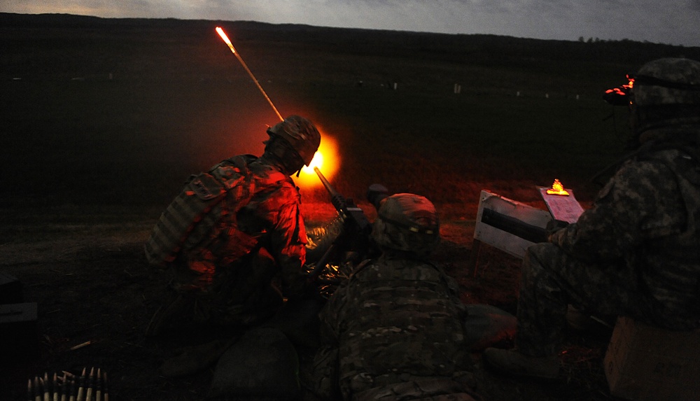 .50 cal lights up the night