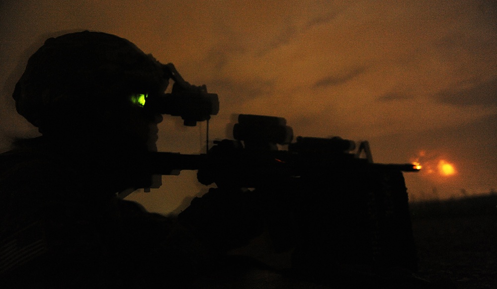 Night ops with the M-4