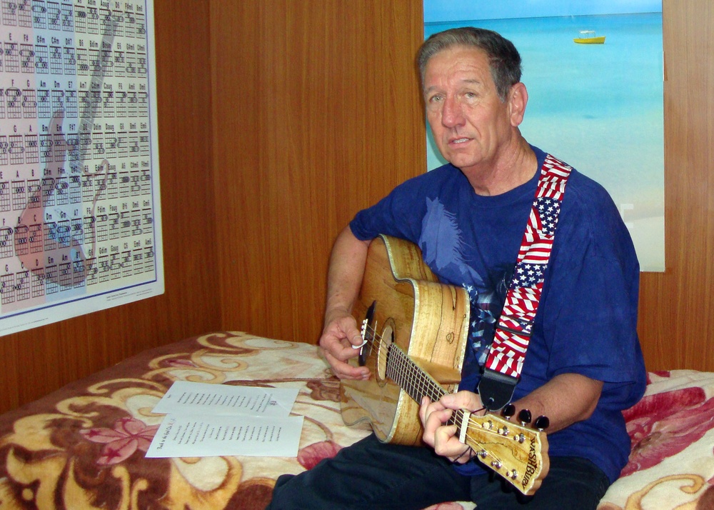 Back to the good ole’ USA: Musician’s song touches the hearts of service members and families