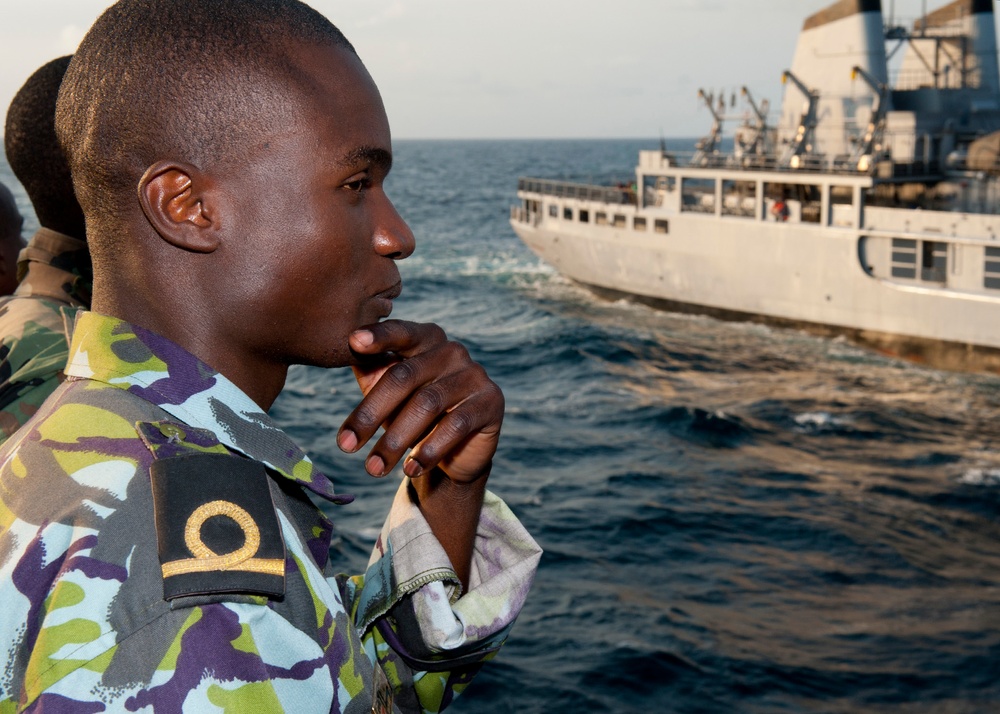 USS Samuel B. Roberts in support of APS East