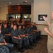 SPAWAR commander speaks to midshipmen during PROTRAMID summer training