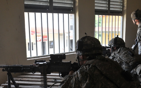 Strykers train in Singapore