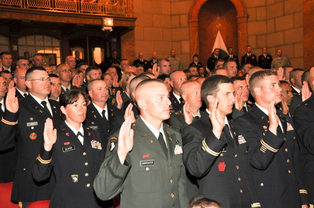 Warrant Officer candidates graduate