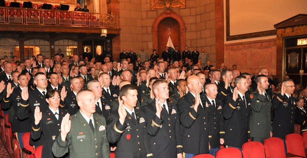 Warrant Officer candidates graduate