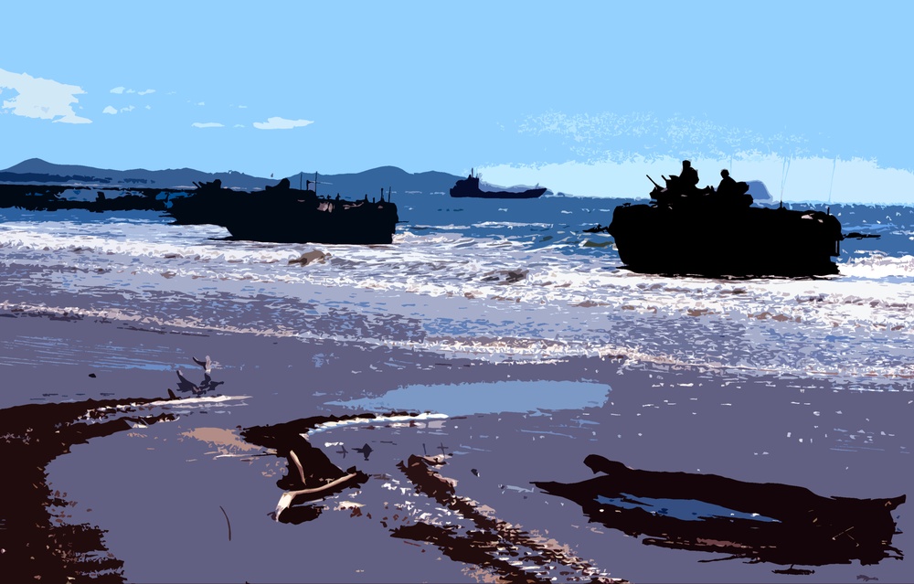 US Marines conduct mock amphibious assault during Talisman Sabre 2011
