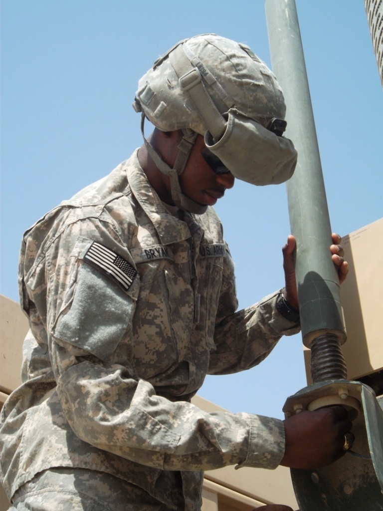 Dedication of signalers keep 68th Trans. Company connected