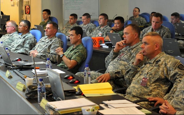 US Army Reserve-Pacific Maj. Gen. Beard visits troops in Singapore