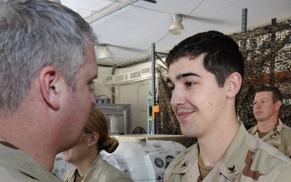 Medal ceremony at Naval Support Activity Bahrain