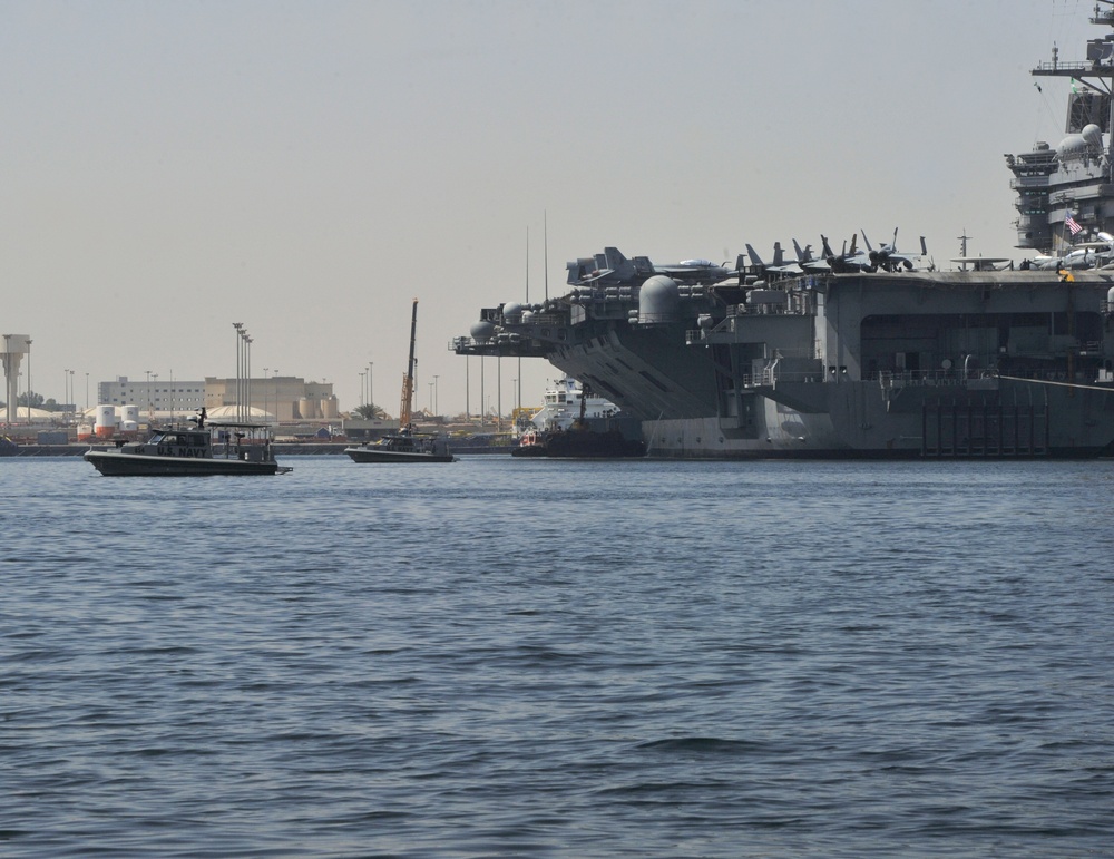 Port call visit to Jebel Ali