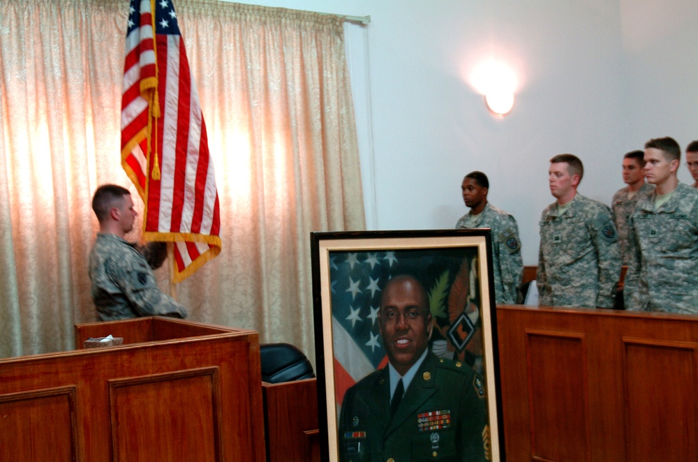 United States Forces–Iraq closes courthouse named for fallen JAG NCO