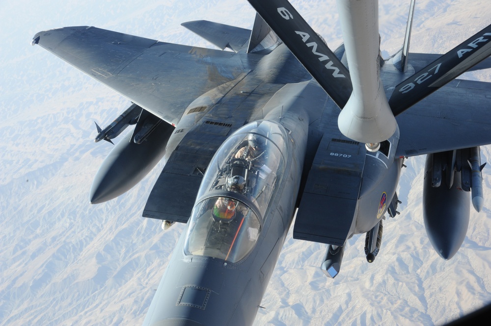 Refueling over Afghanistan