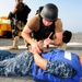 Simulated ship boarding exercise aboard USS WASP