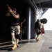 Simulated ship boarding exercise aboard USS WASP