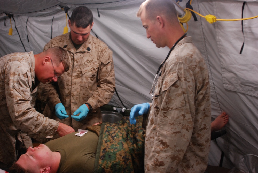 Corpsmen keep Marines safe for Javelin Thrust