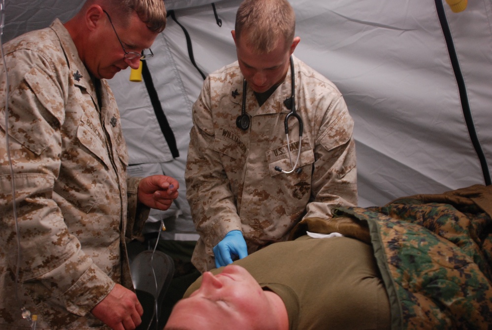Corpsmen keep Marines safe for Javelin Thrust