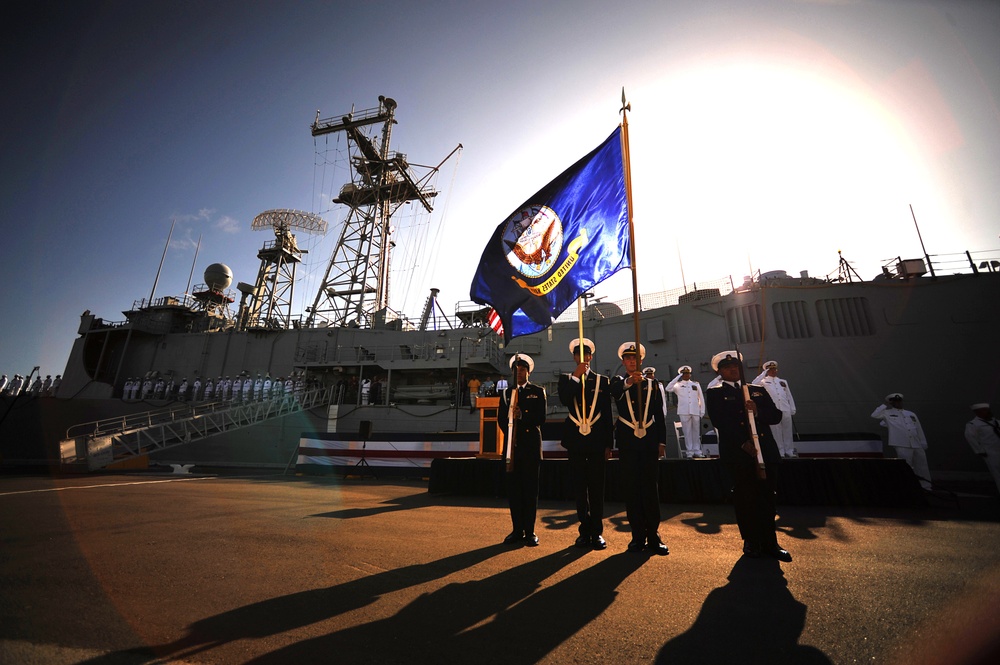 USS Doyle decommisioning