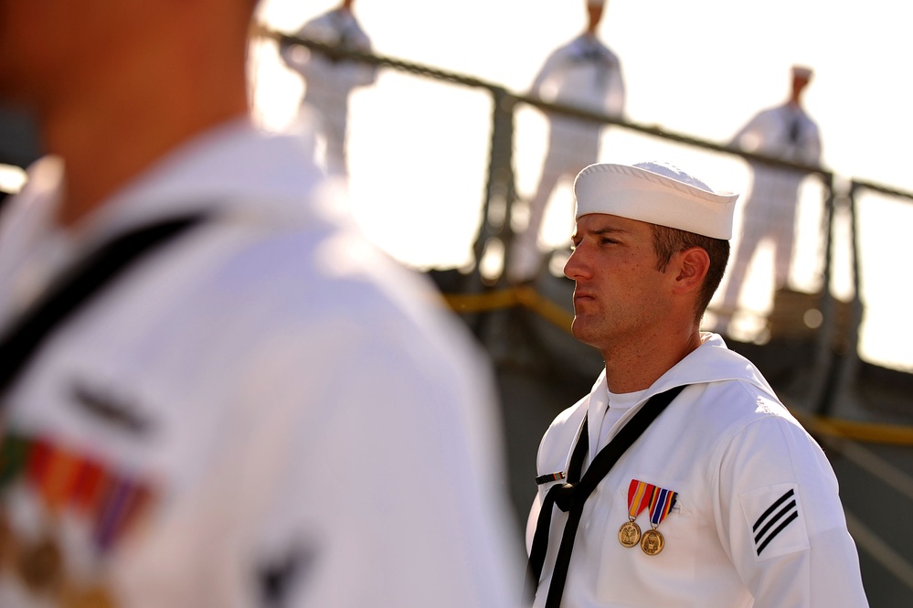 USS Doyle decommisioning