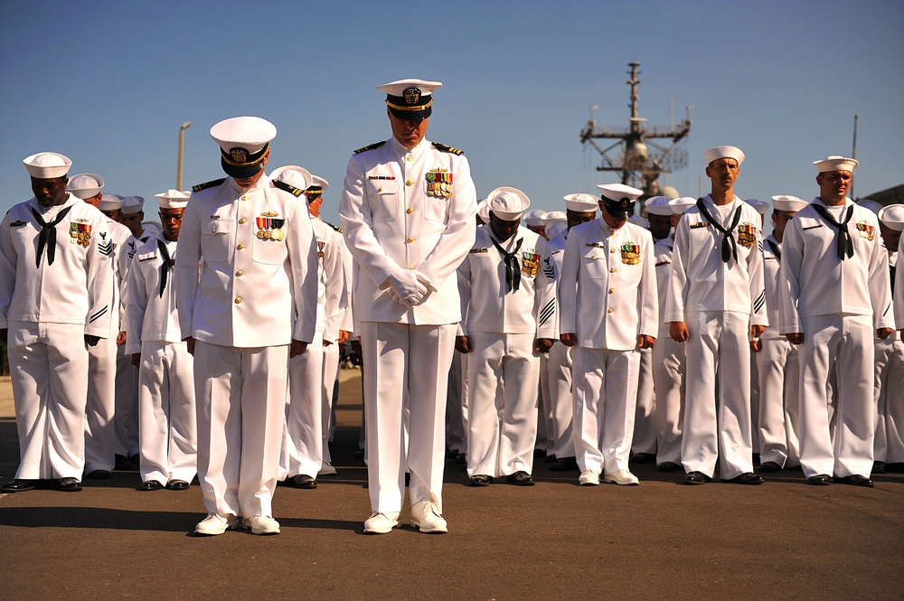 USS Doyle decommisioning