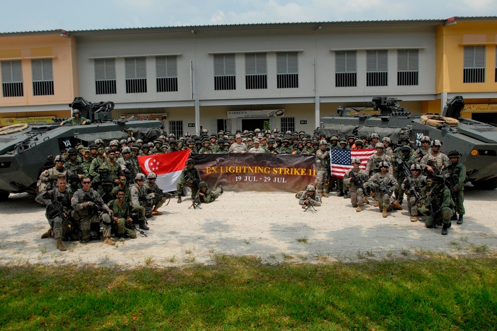 Exercise Lightning Strike FTX brings together US, Singapore armies