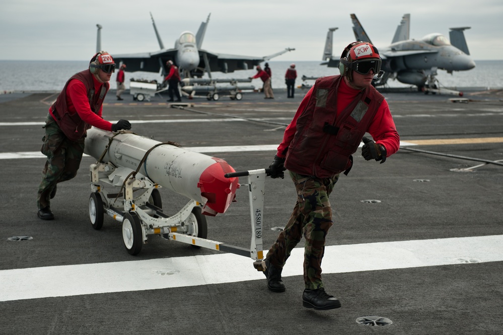 Stennis flight operations continue