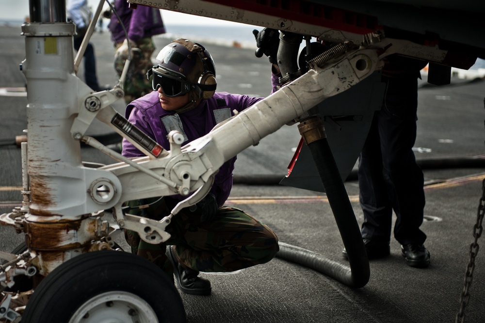 Stennis flight operations continue