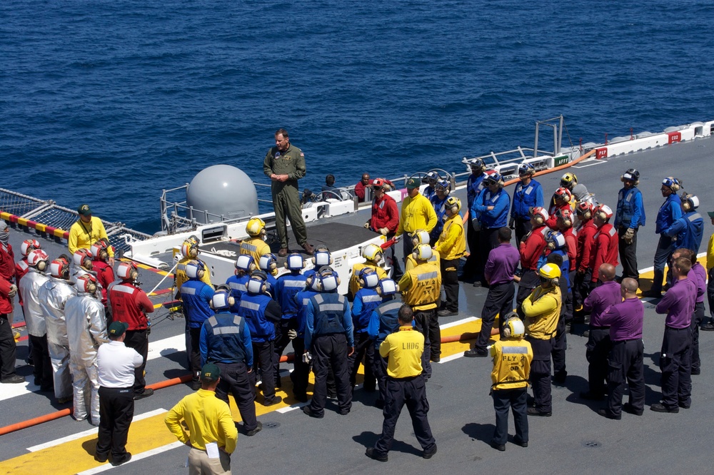 USS Bonhomme Richard conducts daily operations