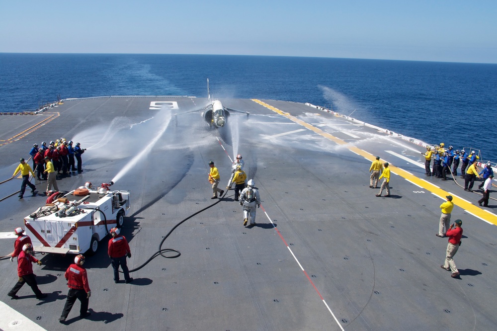 USS Bonhomme Richard conducts daily operations