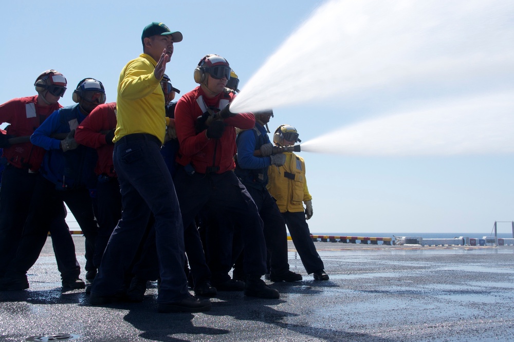 USS Bonhomme Richard conducts daily operations