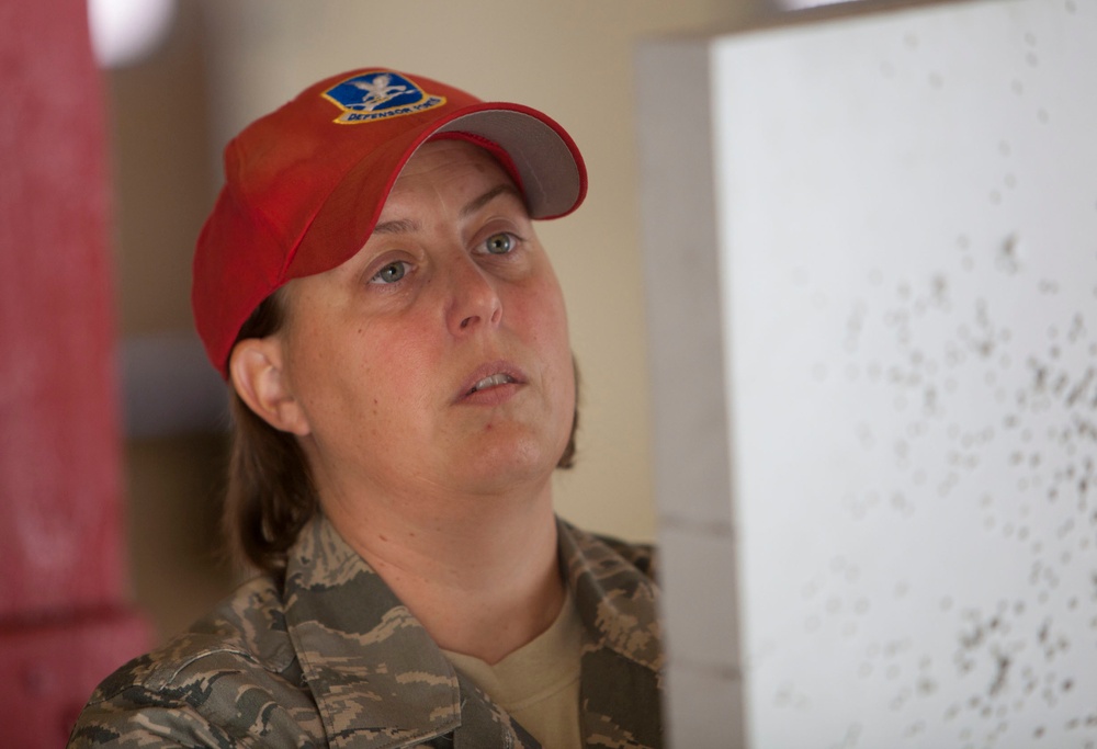 Preparing the firing line