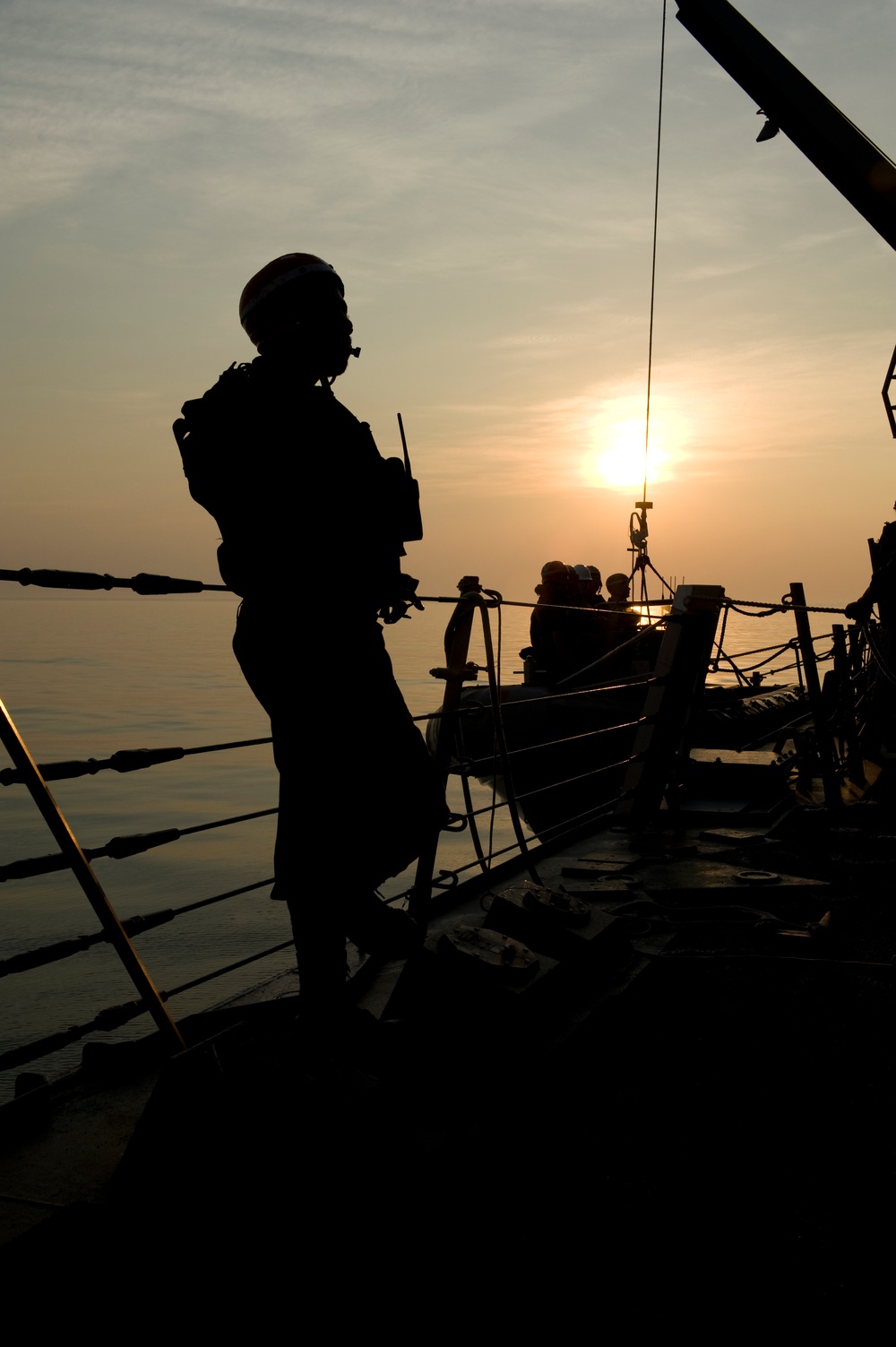USS Nitze force protection training