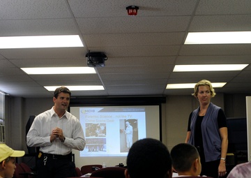 NCIS agents answer questions from children