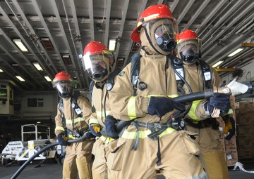 USS Essex damage control drill