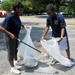 Sailors pick up trash in Norfolk