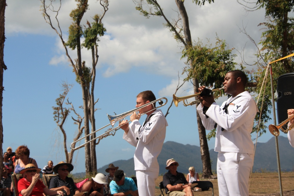US 7th Fleet Band performs during Talisman Sabre 2011