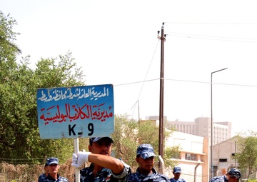 Baghdad Police College K9 handler graduation
