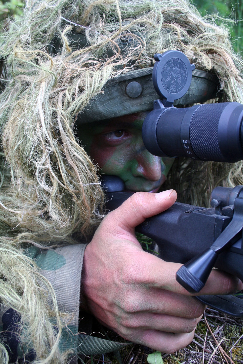 Air Force sniper team practices at Joint Base Lewis-McChord