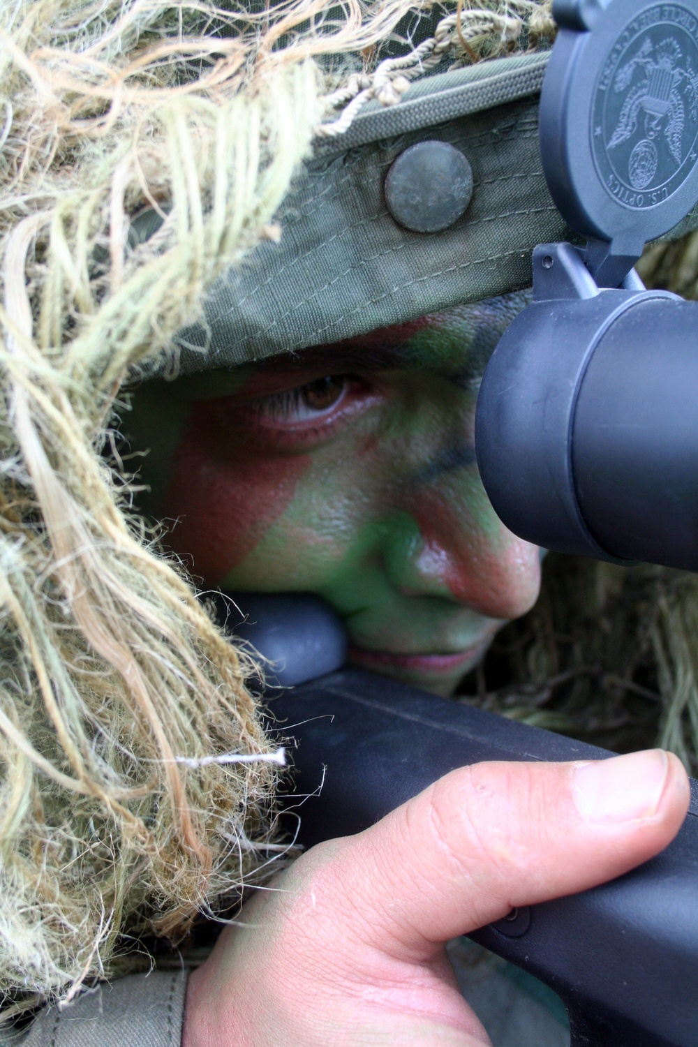 Air Force sniper team practices at Joint Base Lewis-McChord