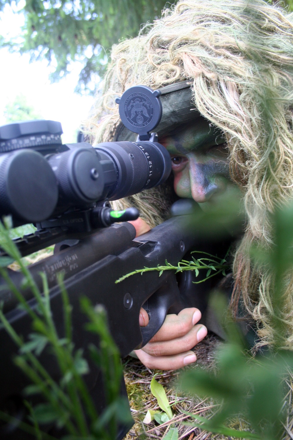 Air Force sniper team practices at Joint Base Lewis-McChord