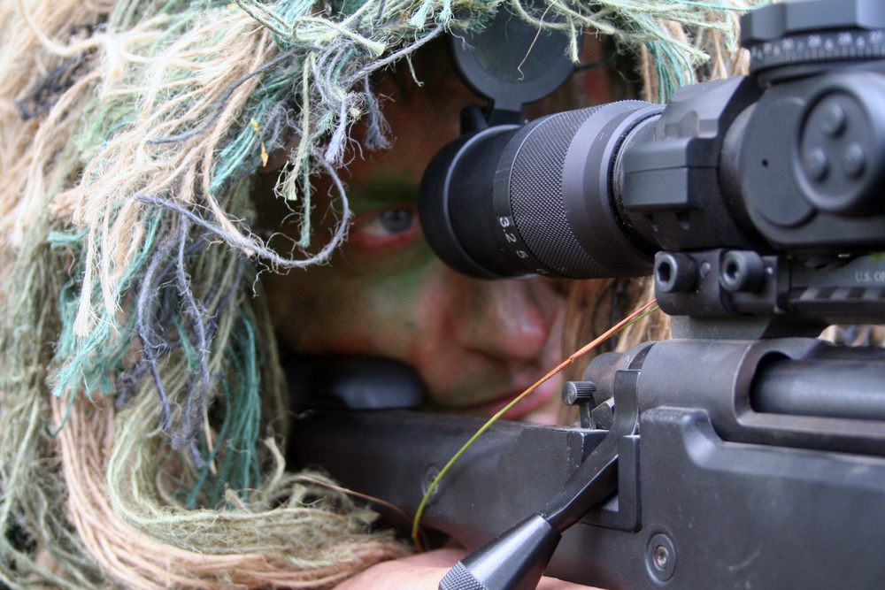 Air Force sniper team practices at Joint Base Lewis-McChord