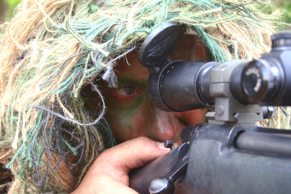 Air Force sniper team practices at Joint Base Lewis-McChord