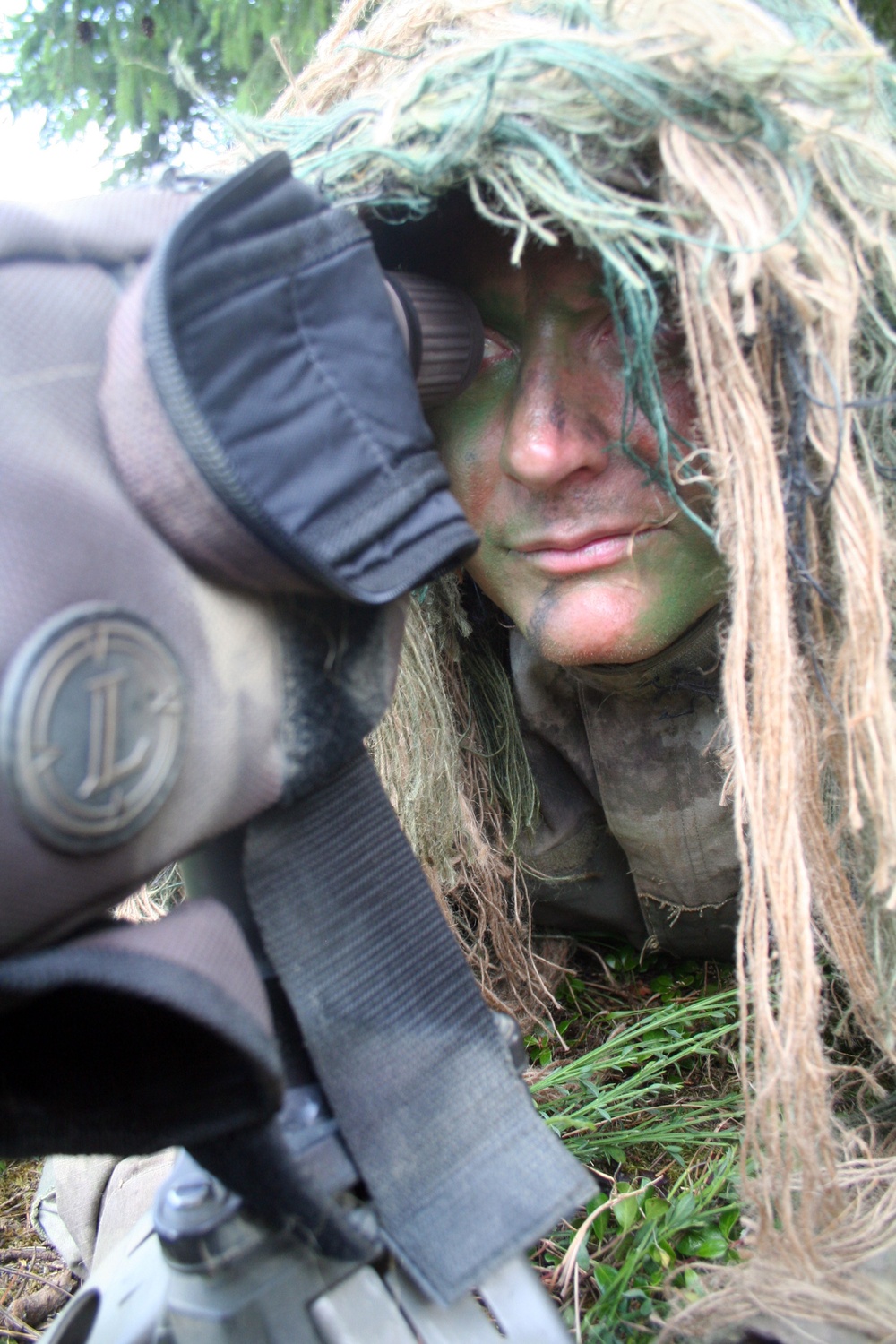 Air Force sniper team practices at Joint Base Lewis-McChord