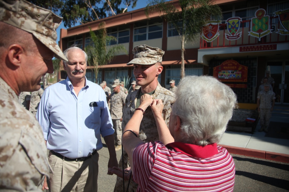 RCT-5 officers promoted during joint ceremony