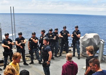 USS Cleveland tiger cruise