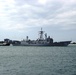 USS Samuel B. Roberts enters Tanzania pier