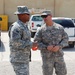USD-C commander and senior enlisted advisor visit ‘Vanguard’ Battalion at Camp Taji, Iraq