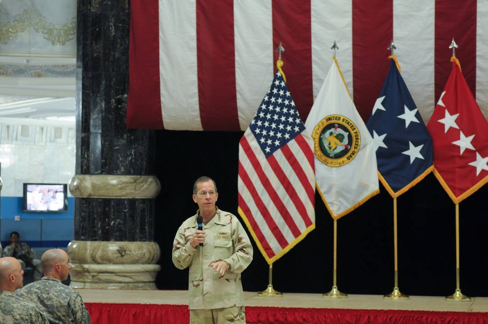 Adm. Mullen says farewell at Al-Faw