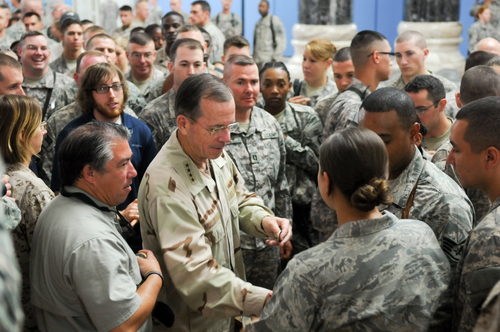 Adm. Mullen Says farewell at Al-Faw