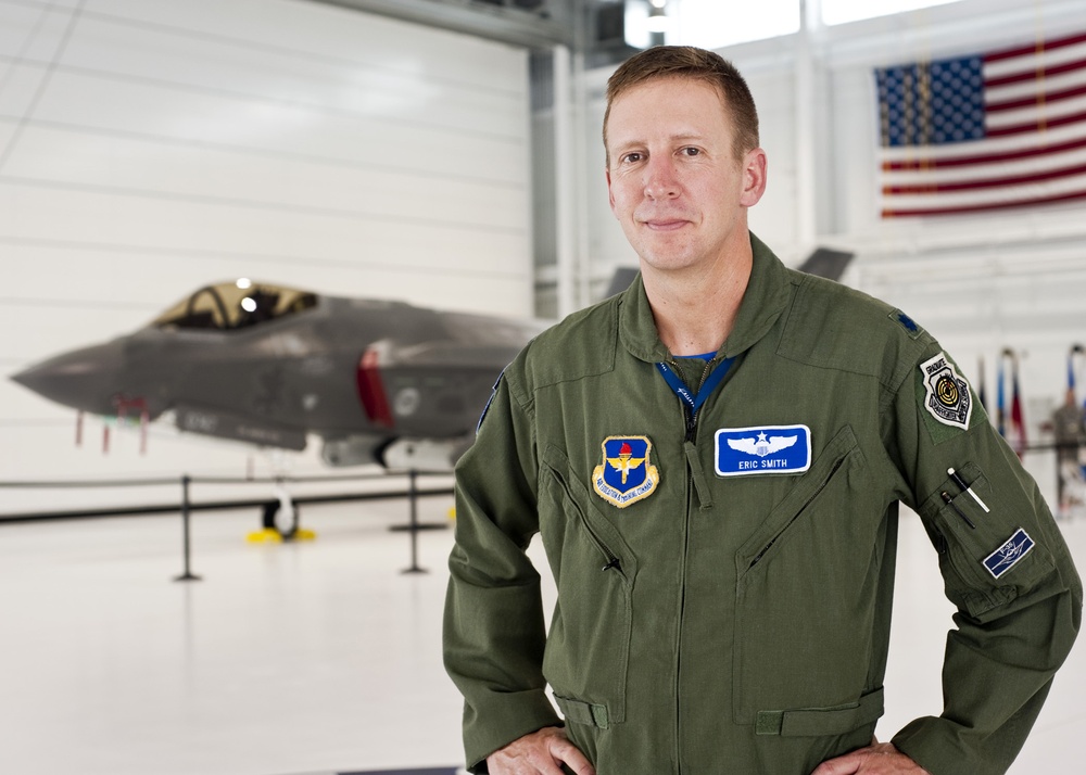 First Air Force F-35 pilot part of aviation history